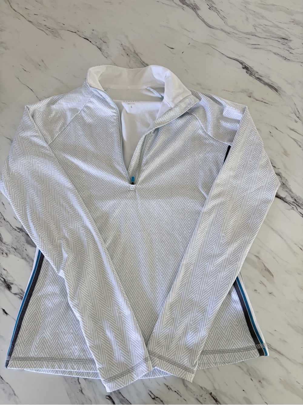 Women’s White Half-Zip Jacket